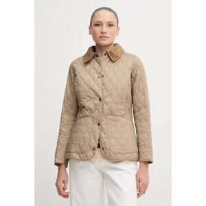 Barbour Quilted Beige Utility Jacket